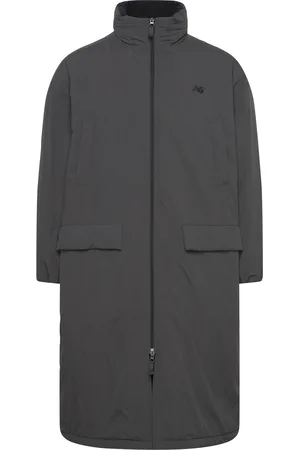 New Balance Coaches Parka Sport Men Sport Clothing Sport Outerwear Sport Jackets Sport Parkas Grey