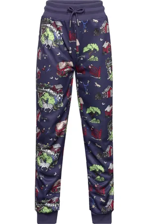 Emil i Lönneberga Lönneberga Track Pants Bottoms Sweatpants Blue