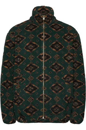 Wrangler Sherpa Jacket Tops Sweat-shirts & Hoodies Fleeces & Midlayers Green
