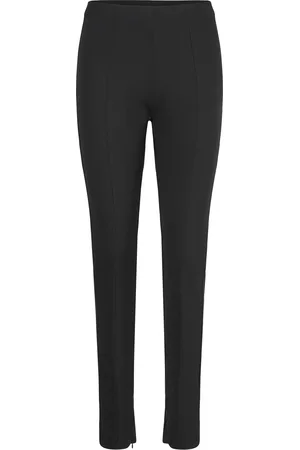 Bruun & Stengade Bs Zoe Regular Fit Pants Bottoms Trousers Slim Fit Trousers Black