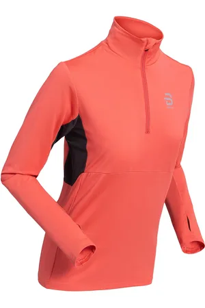 DÆHLIE Long Sleeve Run Wmn Sport Sport Clothing Sport Fleeces & Midlayers Coral