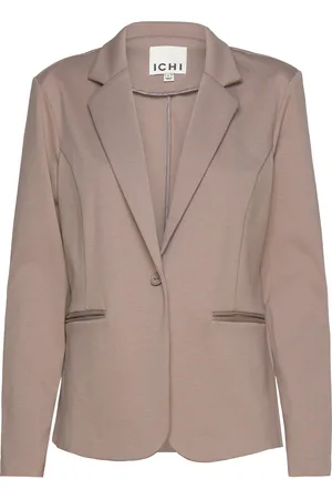 Ichi Ihkate Bl Blazers Single Breasted Blazers Beige