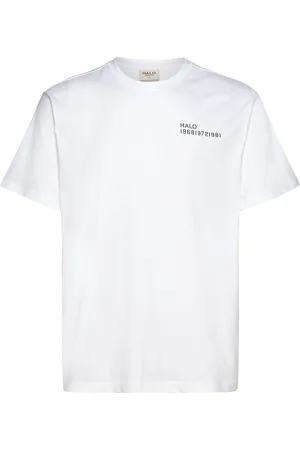 Black Halo Essential T-Shirt Sport T-shirts Short-sleeved White