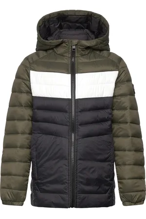 JACK & JONES Jjesprint Puffer Hood Noos Jnr Fôret Jakke Green Jack & J S