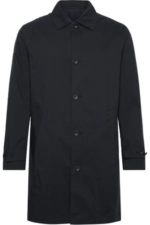 MANGO Classic Water-Repellent Trench Coat Trench Coat Kåpe Navy
