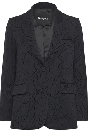 Desigual Ame Hamburgo Blazers Single Breasted Blazers Black