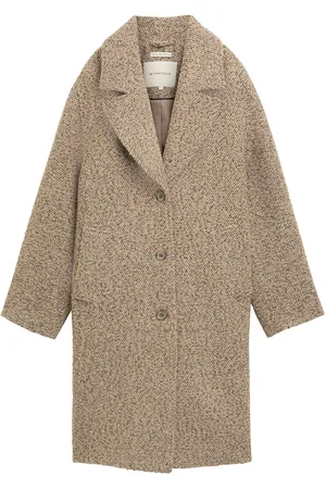 TOM TAILOR Loose Coat Frakk Jakke Beige