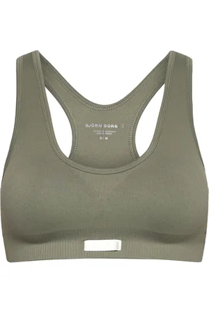 Björn Borg Studio Low Seamless Bra Sport Bras & Tops Sports Bras - All Green