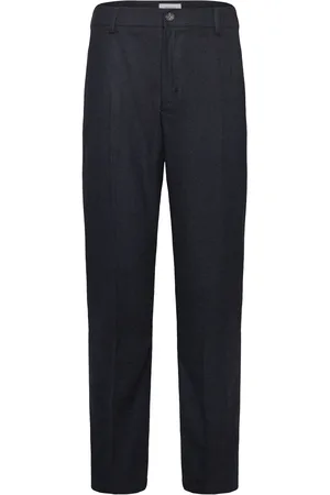 Les Deux Como Reg Wool Suit Pants Bottoms Trousers Casual Navy