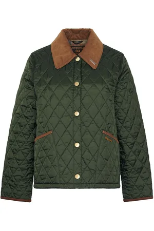 Barbour Crop Liddesdal Vattert Jakke Green