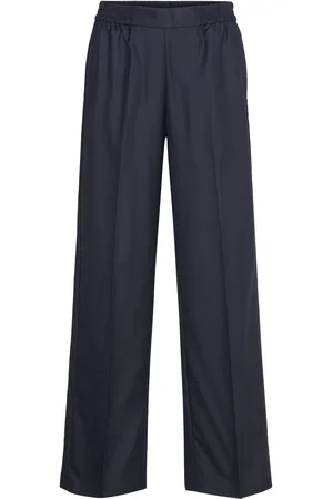 GANT Pull-On Pants Bottoms Trousers Straight Leg Navy