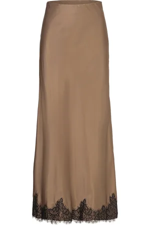 Bruuns Bazaar Berriesbbjoanel Skirt Skirts Maxi Skirts Brown