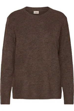 FRANSA Frelise Pu 2 Tops Knitwear Jumpers Khaki Green