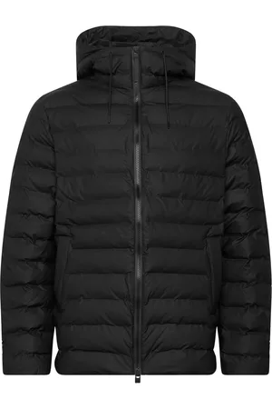 Rains Lohja Puffer Jacket W3T2 Designers Jackets Padded Jackets Black