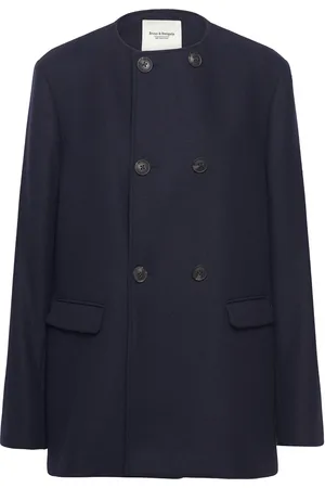 Bruun & Stengade Bs Geleste Jacket Ulljakke Jakke Navy