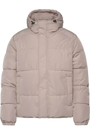 JACK & JONES Jjebradley Puffer Hood Sn Fôret Jakke Beige Jack & J S
