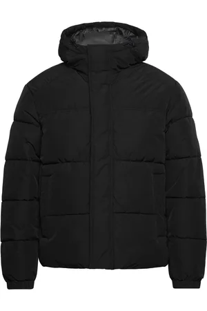 JACK & JONES Jjebradley Puffer Hood Sn Fôret Jakke Black Jack & J S