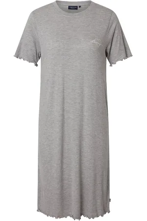 Lexington Sydney Jersey Nightgown Nattkjole Grey