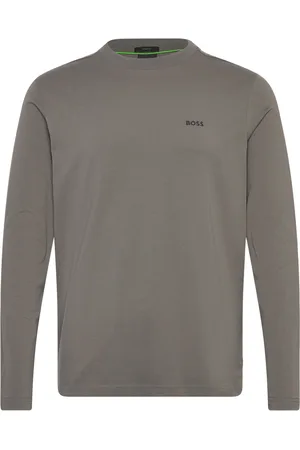 HUGO BOSS Tee Long Sport T-shirts Long-sleeved Grey
