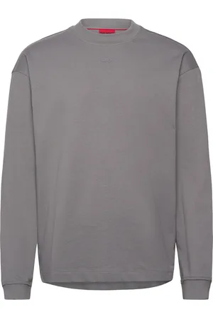 HUGO BOSS Daposo Designers T-shirts Long-sleeved Grey