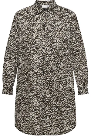 ONLY Carliona Leo L/S Shirt Wvn Tops Shirts Long-sleeved Black