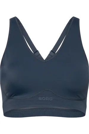 Björn Borg Borg Mid V Support Sport Bras & Tops Sports Bras - All Navy