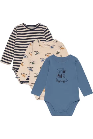 Hust & Claire Hcbertram - Bodysuit 3-Pack Bodies Long-sleeved Navy