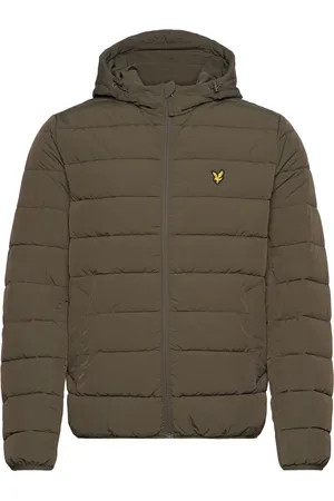 Lyle & Scott Lightweight Puffer Jacket Fôret Jakke Khaki Green