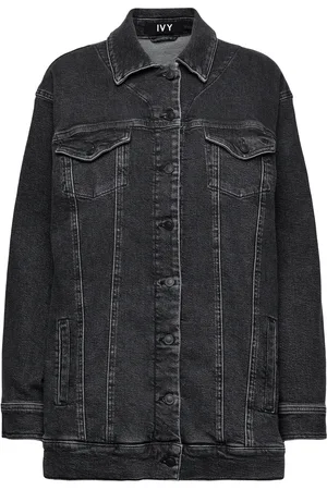 Ivy Copenhagen Ivy-Augusta Over Jacket Wash Is Dongerijakke Denimjakke Black