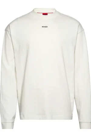 HUGO BOSS Daposo Designers T-shirts Long-sleeved White