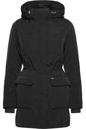 Tommy Hilfiger Tjw Technical Down Parka Outerwear Parka Coats Black