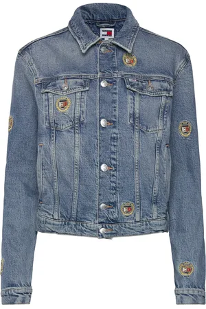 Tommy Hilfiger Izzie Slim Aocr Jckt Dh6134 Dongerijakke Denimjakke Blue