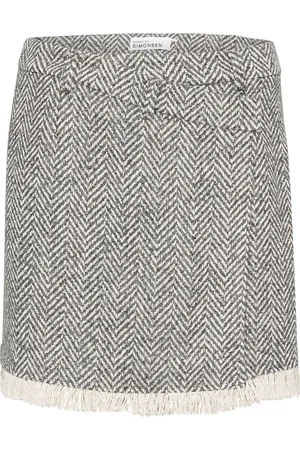 Karen by Simonsen Kbritt Skirt Skirts Short Skirts Grey
