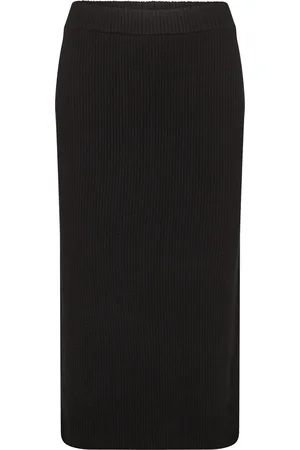 soyaconcept Sc-Kanita Skirts Knee-length & Midi Skirts Black