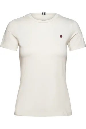 Björn Borg Ace Slim T-Shirt Sport T-shirts & Tops Short-sleeved Cream