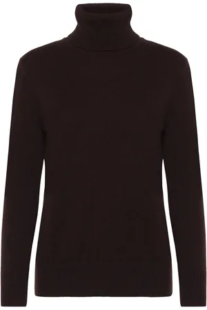 Rosemunde Wool & Cashmere Pullover Tops Knitwear Turtleneck Black