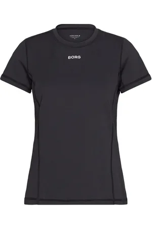 Björn Borg Borg Reform Slim T-Shirt Sport Women Sport Clothing Sports Tops & T-shirts Sport T-shirts Black