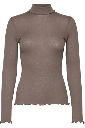 Rosemunde Wool Turtle Neck Tops Knitwear Turtleneck Brown