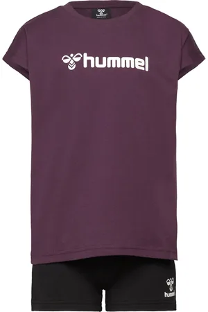 Hummel Hmlnova Shorts Set Sport Sets With Short-sleeved T-shirt Purple