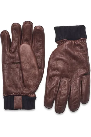Hestra Tore Designers Gloves Finger Gloves Brown