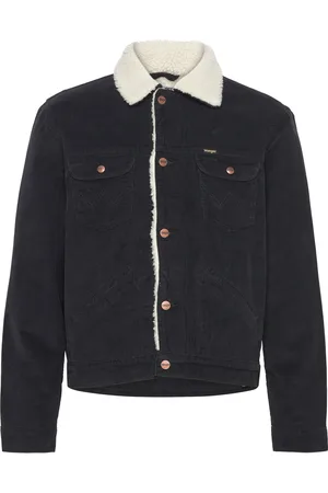 Wrangler 124Mj Sherpa Dongerijakke Denimjakke Black