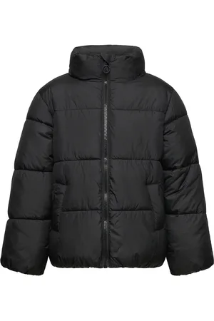 TOM TAILOR Puffer Jacket Fôret Jakke Black