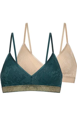Dorina Vera-2Pp Bralette Lingerie Bras & Tops Soft Bras Bralette Beige