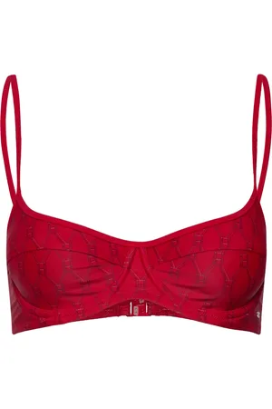 Tommy Hilfiger Demi Np Print Lingerie Bras & Tops Wired Bras Red