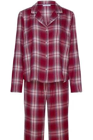 Tommy Hilfiger Ls Flnl Shirt Pj Set Pyjamas Red