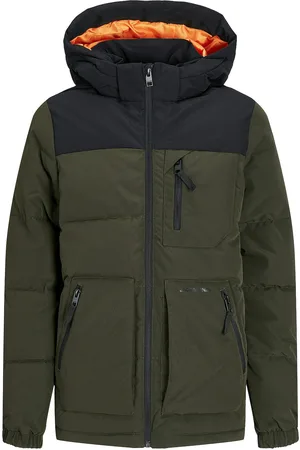 JACK & JONES Jjeotto Puffer Jacket Sn Jnr Fôret Jakke Green Jack & J S