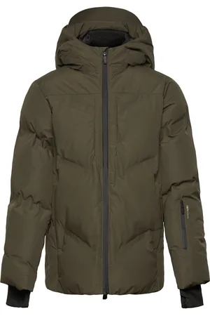 JACK & JONES Jcoslay Heat Quilted Puffer Sn Jnr Fôret Jakke Khaki Green Jack & J S