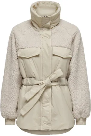 ONLY Onlerika Mix Jacket Life Cc Otw Fôret Jakke Beige