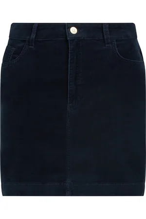 Tommy Hilfiger Corduroy Stretch Short Skirt Skirts Short Skirts Navy