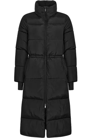 Röhnisch Pebble Drawstring Coat Fôret Jakke Black